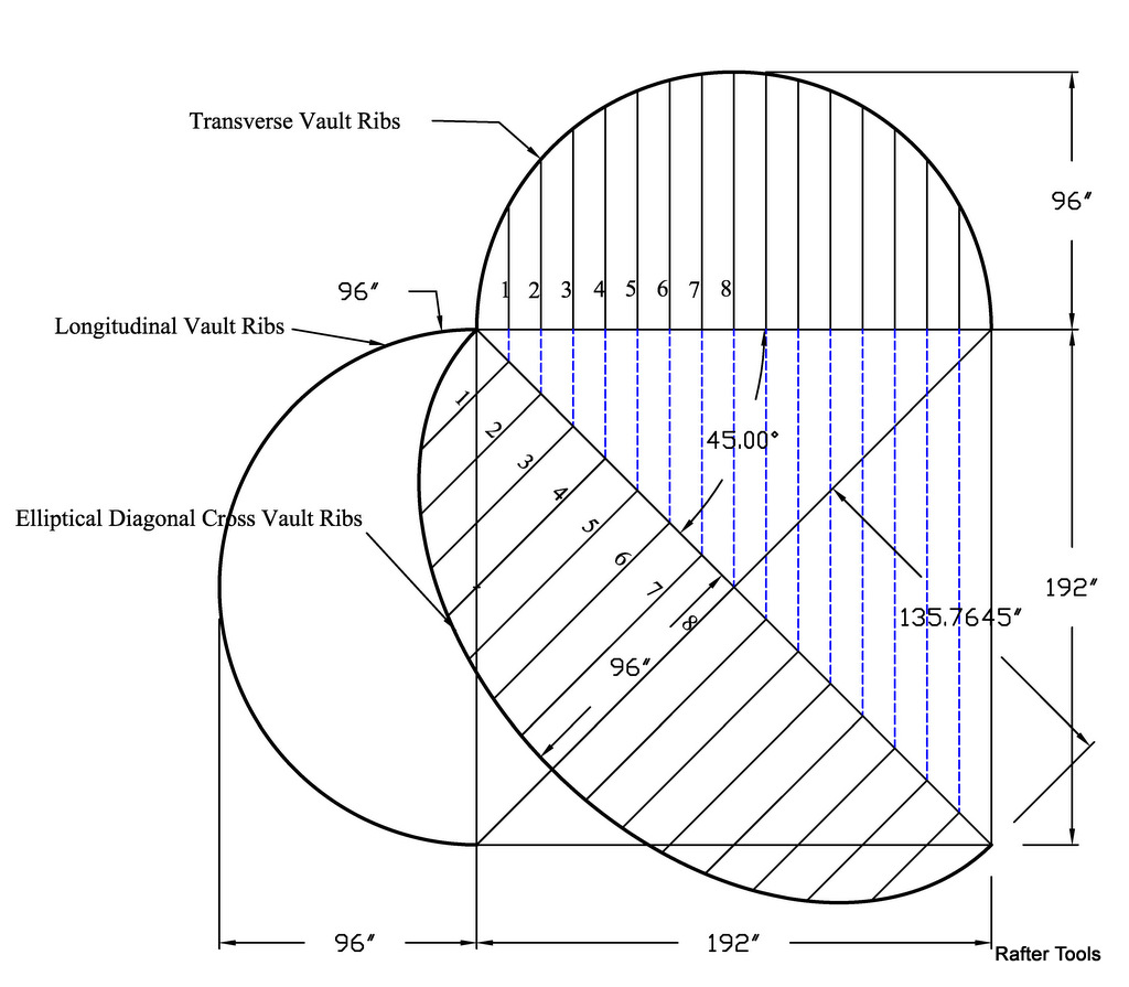 Rafter Tools For Android Apps Calculator Groin Vaults